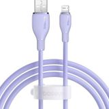 Baseus Pudding Hızlı Şarj Özellikli Usb To Lightning 2.4 A. Kablo 1.2M Mor