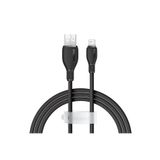 Baseus Pudding Hızlı Şarj Özellikli Usb To Lightning 2.4 A. Kablo 1.2M Siyah