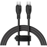 Baseus Pudding Hızlı Şarj Özellikli Usb Type-C 100W 1.2 M Siyah Kablo