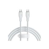 Baseus Pudding Serisi Hızlı Şarj Kablosu, Yüksek Hızlı Veri İletimi Özelliğiyle, Type-C - Type-C, 100W 5A, 1.2M - Beyaz
