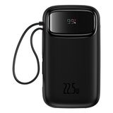 Baseus Qpow 2 Dual Kablolu 10.000 mAh 22.5W Siyah Powerbank