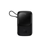 Baseus Qpow Pro 20W 10000 mAh Hızlı Şarj Siyah Powerbank Teşhir Outlet