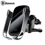 Baseus Rock-Solid Tam Otomatik 10W Wireless Kablosuz Araç Şarj Tutucu-1852