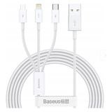 Baseus Superior Series Micro Lightning Type-C 3'lü Hızlı Veri Kablosu 3.5A 1.5 m Şarj Kablosu