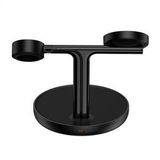 Baseus Swan Magsafe 3-in-1 20W Kablosuz Şarj Cihazı Masaüstü Stand - Siyah