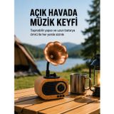 Baseus Taşınabilir Mini Retro Radyo Bluetooth Hoparlör USB SD AUX Destekli Yeni Nesil - ETERNA8867-8728