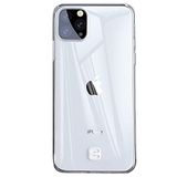 Baseus Transparent Key, iPhone 11 Pro Max Cep Telefonu Kılıfı, Şeffaf/Transparan, Beyaz