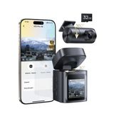 Baseus Vd1 Pro Araç Kamerası Araç Ön Arka 4K+1080P, 14 Günlük Pil Bekleme Park Moduna Sahip Solar Araç Kamerası, Pilli Araba Araç Kamerası, Starvıs Gece Görüşü, 5Ghz Wifi, Gps, 32Gb Kart