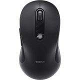 BASEUSONLINE Baseus Creator Bluetooth 5.3 Kablosuz Mouse - Sessiz Tıklama & Tek Tuş Masaüstü Dönüş (Beyaz) - Siyah