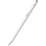 BASEUSONLINE Baseus Wise Writing Hn1 Universal Tablet Çizim Kalemi 2-In-1 Xiaomi ve Huawei Uyumlu Dokunmatik Kalem - Beyaz (Eldiven ve Yedek Uç Hediyeli)
