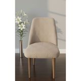 BASHTUGH TİCARET Mutfak Sandalye Kılıfı-Tek adet Kaliteki Tam Saran Yıkanabilir Oval Sandalye Örtüsü Chair Cover