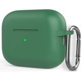 Basias Airpods Pro 2. Nesil Kılıf Tam Koruma Mat Silikon + Askılık - Yeşil