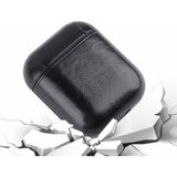 Basias Apple Airpods Kulaklık Suni Deri Kılıf Airpods 1. 2. Nesil Kılıf - Siyah
