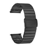 Basias Huawei Gt / Gt2 / Gt2 Pro / Gt3 / Gt3 Pro GT4 / GT5 / GT5 PRO / GT6 / GT6 PRO 46MM Uyumlu Yeni Nesil Çelik Metal Kordon (22MM) - Siyah