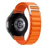 Basias Huawei Gt / Gt2 / GT2E / Gt2 Pro / Gt3 / Gt3 Pro GT4 / GT5 / GT5 PRO / GT6 / GT6 PRO 46MM Hasır Kordon Kayış Apline Yeni Model - Turuncu