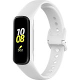 Basias Samsung Galaxy Fit 2 R220 Akıllı Bileklik Uyumlu Silikon Kordon Kayış - Beyaz