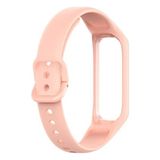 Basias Samsung Galaxy Fit 2 R220 Akıllı Bileklik Uyumlu Silikon Kordon Kayış - Pudra Pembesi