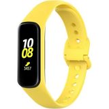 Basias Samsung Galaxy Fit 2 R220 Akıllı Bileklik Uyumlu Silikon Kordon Kayış - Sarı