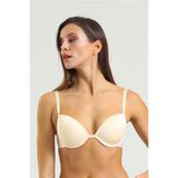 Basic Düz Dekolte Push Up Destekli Sütyenn - 2169