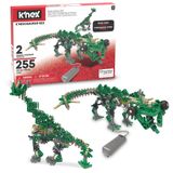 Basic Fun 12468 Osaurus K'NEX Classics 255 Pc/ 2 Model-K'Nexosaurus Rex Yapı Seti (Motorlu), Çok Renkli