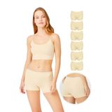 Basic Lazer Kesim Dikişsiz Kadın Boxer Külot 6'lı Paket-2