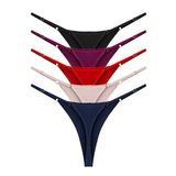 Basic Pamuklu Beli Ayarlanır Kadın Tanga Külot 5'li Paket
