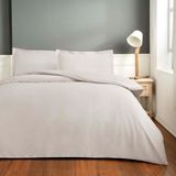 Basic Saten Çift Kişilik Nevresim Takımı Vizon - 200 x 220 cm