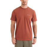 Basic Sm Logo Brushed Erkek Kahverengi Outdoor T-Shirt CS0282-229