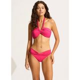 Basic Twist Beli Geçme Detaylı Bikini Altı - Fuşya - 38
