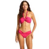 Basic Twist beli geçme detaylı Bikini Altı FUŞYA