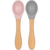 Basics Mama Kaşığı Pinky Pink/Powder Grey