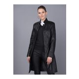 Basics&More B3034 Kadın Siyah Deri Ceket