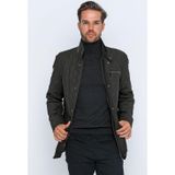 Basics&More Erkek Kahverengitafta Kapitone Deri Mont-E1630 Kahverengi - Tafta XL