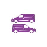 Basık Doblo Sticker 17X17 Cm Mor