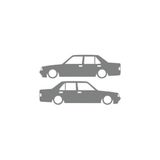 Basık Tofaş Şahin Doğan Sticker 17X17 Cm Gri
