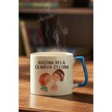 Başına Bela Olmaya Geldim Baskılı Eş, Sevgili, Arkadaş Karı Koca Hediyelik Renkli Kulplu Kupa Bardak, QBLK2583-MV