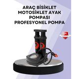 Basınç Saatli Ayak Pompası Bisik Ve Araç Uyumlu