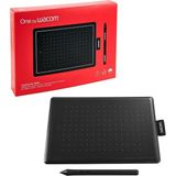 Basınca Duyarlı Kalemli Tek Kalem Tablet, Windows, Mac ve Chromebook Için Uygun, Küçük, Siyah / Kırmızı