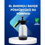 Basınçlı Manuel Köpük Pompası 2L Ayarlanabilir Sprey Başlıklı Temizlik