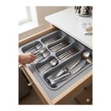 BAŞKAN YAPI HIRDAVAT 37x49 Cm Çekmece İçi Kaşıklık düzenleyici (33X40 CM E KESİLEBİLİR) SERT PLASTİK DAYANIKLI