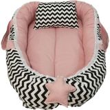 Başkaya Shopping Babynest Bebek Uyku Yatağı ve Yastağı - Pudra