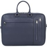 Başkent Çanta 17’’ Deri Evrak Laptop Bilgisayar ve El Çantası - Lacivert