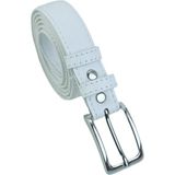 Başkent Çanta Unisex Beyaz Çocuk Kemeri Metal Tokalı - 90 cm