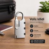 Başkent Çanta Valiz Şifreli Kilit Ayarlanabilir Askılı 8683255012565