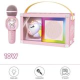 Başkent Tekno 07 RGB Unikorn Figürlü Mikrofonlu Karaoke Bluetooth Hoparlör