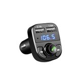 Başkenttekno Araç Fm Transmitter 5.0 Bluetooth Araç Kiti Usb Mp3 Sd Kart Flash Için Uygun Çakmaklık Girişli