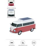 Başkenttekno Bluetooth Hoparlör Retro Araba Vosvos Tasarımlı Solar Şarjlı Speaker D70 - Kırmızı
