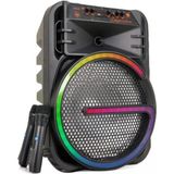 Başkenttekno Bluetooth Hoparlör Rgb Işıklı Çift Mikrofonlu Kablosuz Speaker KTS-2170 Siyah
