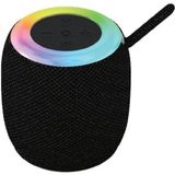 Başkenttekno Bluetooth Hoparlör Rgb Işıklı USB Fm Destekli Radyo D10 - Siyah
