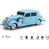 Başkenttekno D55 Retro Araba Tasarımlı Bluetooth Hoparlör 2X5W Fm + USB + Tf Kart - Mavi
